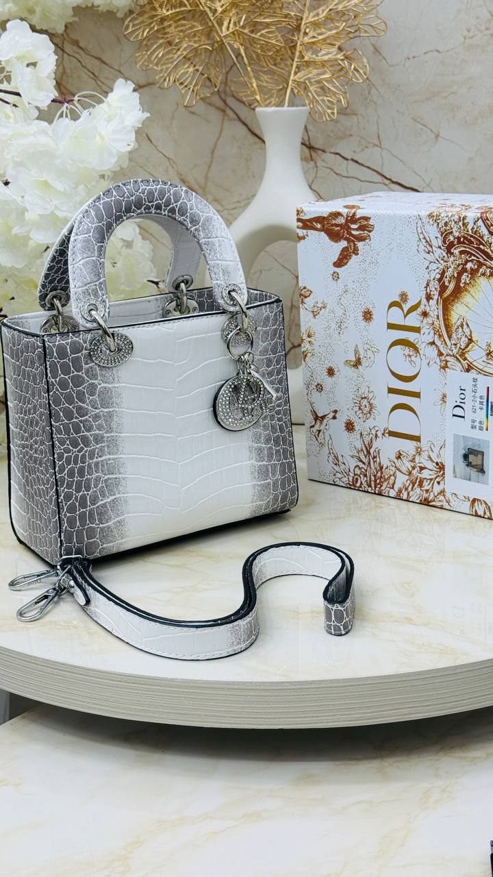 Sac Mini Structuré Effet Croco Premium